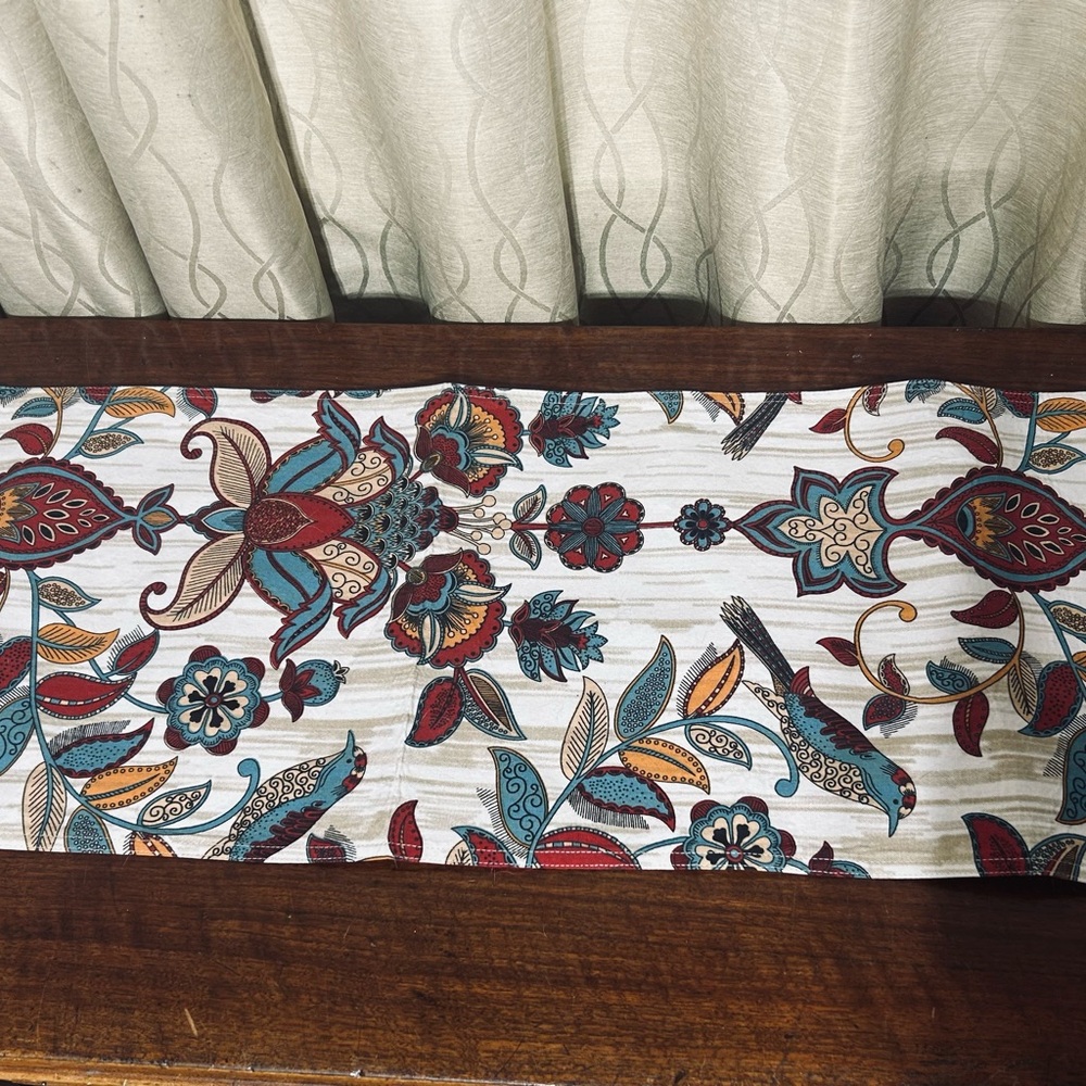 Floral Patterned Table Runner
